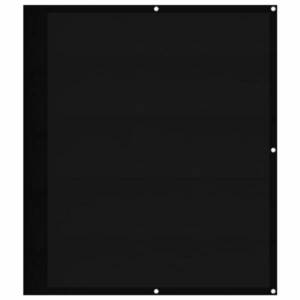 vidaXL fekete 100% oxford poliészter erkélyparaván 120 x 800 cm kép