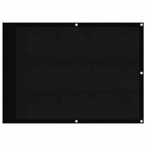 vidaXL fekete 100% oxford poliészter erkélyparaván 75 x 800 cm kép