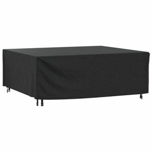 vidaXL fekete 420D vízálló kerti bútorhuzat 200 x 160 x 70 cm kép