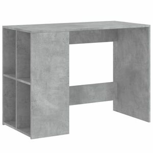 vidaXL betonszürke szerelt fa íróasztal 102x50x75 cm kép