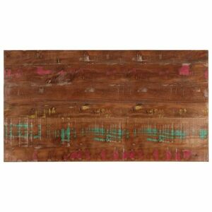 vidaXL tömör újrahasznosított fa téglalap alakú asztallap 110x50x3, 8cm kép