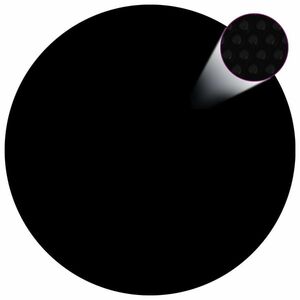 vidaXL fekete polietilén medencetakaró 417 cm kép