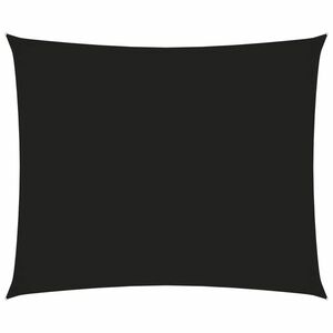 vidaXL fekete téglalap alakú oxford-szövet napvitorla 5 x 6 m kép