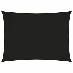 vidaXL fekete téglalap alakú oxford-szövet napvitorla 2, 5 x 4 m kép