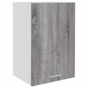 vidaXL szürke sonoma színű szerelt fa függőszekrény 39, 5 x 31 x 60 cm kép