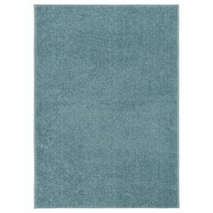 vidaXL kék rövid szálú szőnyeg 120 x 170 cm kép