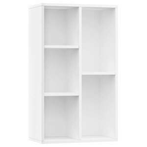 vidaXL fehér szerelt fa könyv-/tálalószekrény 50 x 25 x 80 cm kép