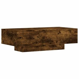 vidaXL füstös tölgyszínű szerelt fa dohányzóasztal 100x49, 5x31 cm kép