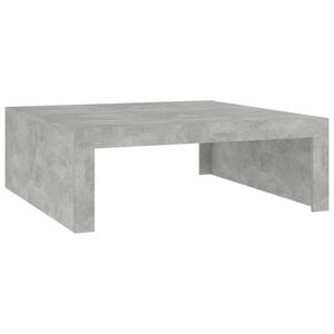 vidaXL betonszürke forgácslap dohányzóasztal 100 x 100 x 35 cm kép