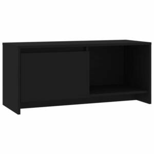 vidaXL fekete forgácslap TV-szekrény 90 x 35 x 40 cm kép