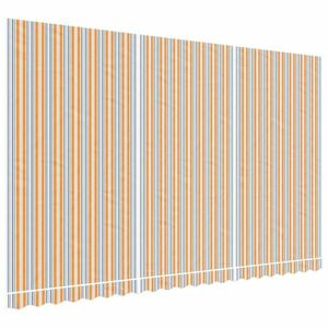 vidaXL többszínű csíkos pótszövet napellenzőhöz 5 x 3 m kép