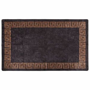 vidaXL fekete-arany mosható csúszásgátló szőnyeg 150 x 230 cm kép