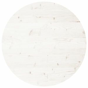 vidaXL fehér tömör fenyőfa kerek asztallap Ø70 x 3 cm kép