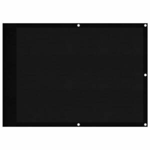 vidaXL fekete erkélyparaván 100% oxford poliészter 75 x 700 cm kép