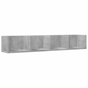 vidaXL betonszürke szerelt fa faliszekrény 99x18x16, 5 cm kép