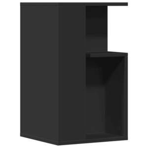 vidaXL fekete színű szerelt fa kisasztal 35 x 35 x 60 cm kép