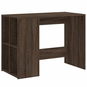 vidaXL barna tölgyszínű szerelt fa íróasztal 102x50x75 cm kép