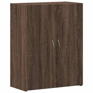 vidaXL barna tölgy színű szerelt fa irattartó szekrény 60x32x77, 5 cm kép