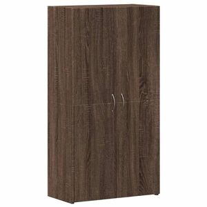 vidaXL barna tölgy színű szerelt fa irattartó szekrény 60x32x115 cm kép