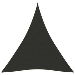 vidaXL antracitszürke háromszög alakú oxford-szövet napvitorla 4x5x5 m kép