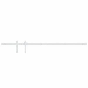 vidaXL fehér szénacél mini tolóajtós szekrény szerelék szett 152 cm kép