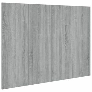 vidaXL szürke sonoma színű szerelt fa ágyfejtámla 120x1, 5x80 cm kép