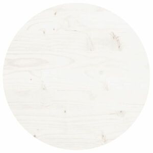 vidaXL fehér tömör fenyőfa kerek asztallap Ø40 x 3 cm kép