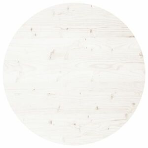 vidaXL fehér tömör fenyőfa kerek asztallap Ø80 x 3 cm kép