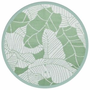 vidaXL zöld polipropilén kültéri szőnyeg Ø120 cm kép