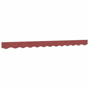 vidaXL burgundi vörös csíkos pótszövet napellenzőszegélyhez 3 m kép