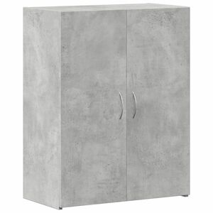 vidaXL betonszürke szerelt fa irattartó szekrény 60 x 32 x 77, 5 cm kép