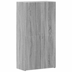 vidaXL szürke sonoma színű szerelt fa irattartó szekrény 60x32x115 cm kép