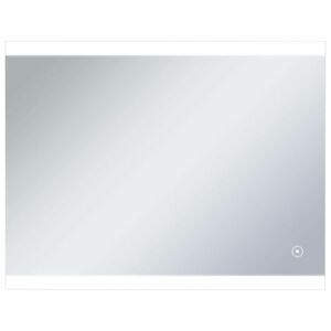 vidaXL LED-es fürdőszobai falitükör érintésérzékelővel 80 x 60 cm kép