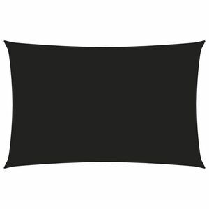 vidaXL fekete téglalap alakú oxford-szövet napvitorla 4 x 7 m kép