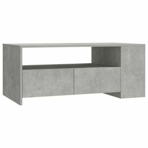 vidaXL betonszürke szerelt fa dohányzóasztal 102 x 55 x 42 cm kép