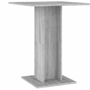 vidaXL szürke sonoma színű szerelt fa bisztróasztal 60 x 60 x 75 cm kép