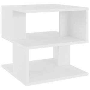 vidaXL fehér forgácslap kisasztal 40 x 40 x 40 cm kép