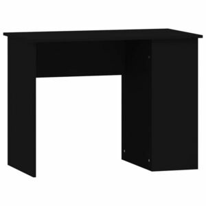 vidaXL fekete szerelt fa íróasztal 100x55x75 cm kép