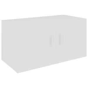 vidaXL fehér szerelt fa falra szerelhető szekrény 80 x 39 x 40 cm kép
