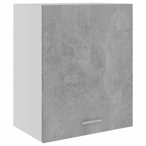 vidaXL betonszürke szerelt fa függő szekrény 50 x 31 x 60 cm kép