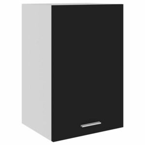 vidaXL fekete szerelt fa függő szekrény 39, 5 x 31 x 60 cm kép