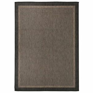 vidaXL sötétbarna lapos szövésű kültéri szőnyeg 200 x 280 cm kép