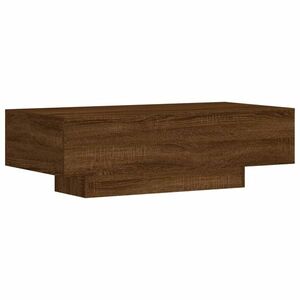 vidaXL barna tölgyszínű szerelt fa dohányzóasztal 100x49, 5x31 cm kép