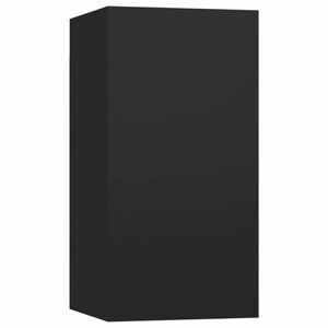 vidaXL fekete szerelt fa TV-szekrény 30, 5 x 30 x 60 cm kép