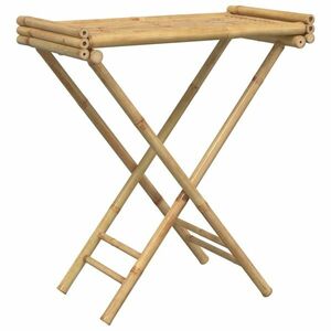 vidaXL bambusz összecsukható tálcás asztal 70, 5x42, 5x80 cm kép