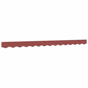 vidaXL burgundi vörös csíkos pótszövet napellenzőszegélyhez 3, 5 m kép
