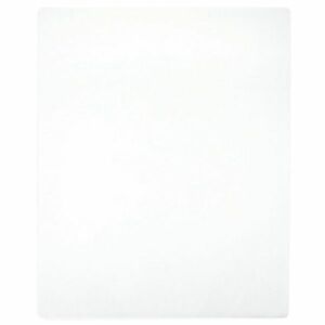 vidaXL fehér pamutdzsörzé gumis lepedő 140 x 200 cm kép