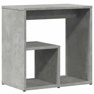 vidaXL betonszürke forgácslap kisasztal 50 x 30 x 50 cm kép