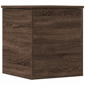 vidaXL barna tölgy színű szerelt fa tárolóláda 40x42x46 cm kép
