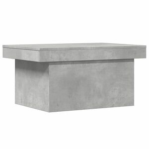 vidaXL betonszürke szerelt fa dohányzóasztal 80 x 55 x 40 cm kép